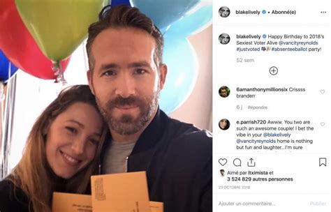 La Photo Hilarante De Blake Lively Pour L Anniversaire De Ryan Reynolds