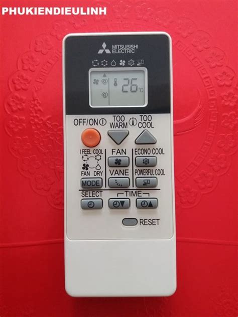 ĐIỀU KHIỂN ĐIỀU HÒA MITSUBISHI ELECTRIC 1 CHIỀU RU18A CHÍNH HÃNG