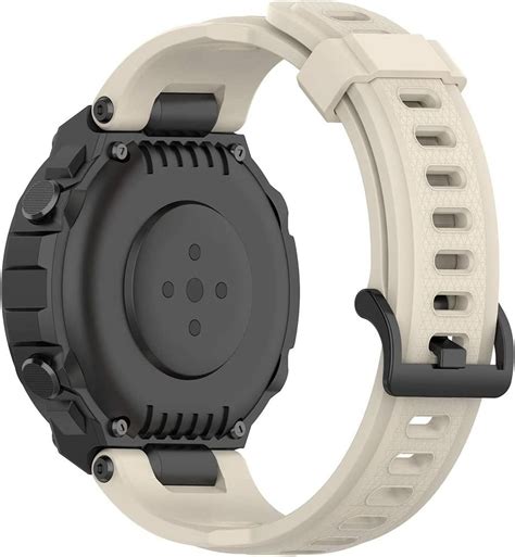 Correa Silicona Amazfit T Rex Pro Beige Correasmartwatch Es