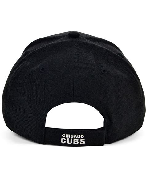 47 Brand Chicago Cubs Black White Mvp Cap Macys