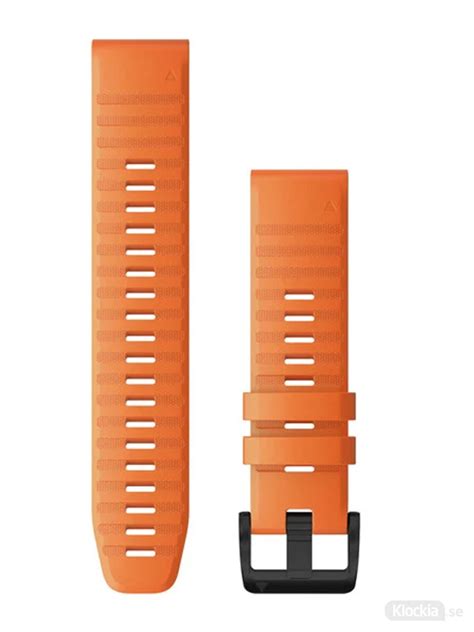 Garmin Armband Mm Quickfit Silikon Orange Svart