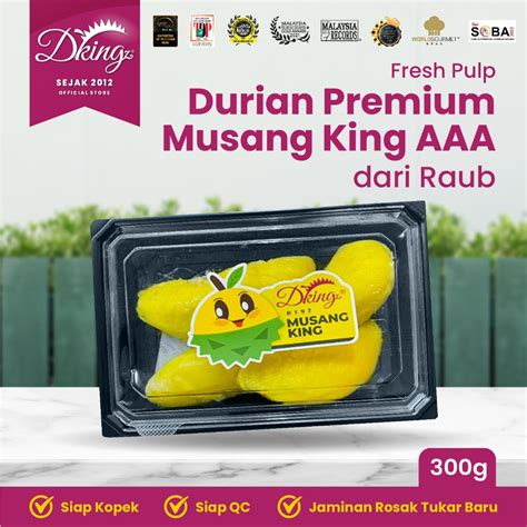 MELAKA FRESH Fruit Buah Segar Durian Musang King Blackthorn AAA