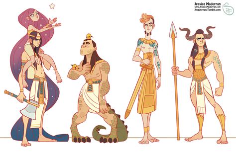 Jessica Madorran - Egypt Characters Study