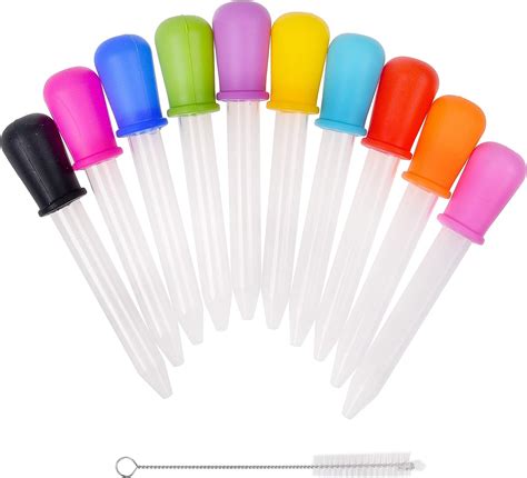 Kare Kind 10 Pack Liquid Droppers Assorted Colors Food Safe And