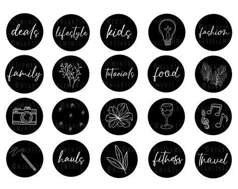 40 Line Art Instagram Highlight Cover Icons Boho Highlight - Etsy Australia