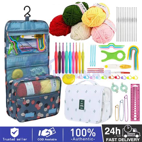 59pcs Set Beginner Crochet Kit For Adults Knitting Starter Kit Adults