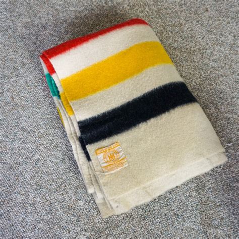 Vintage 4 Point Hudson Bay Wool Blanket Etsy