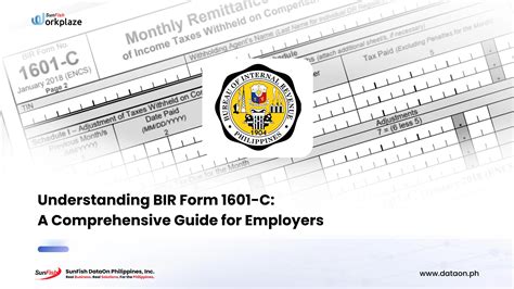 Understanding Bir Form 1601 C A Comprehensive Guide For Employers