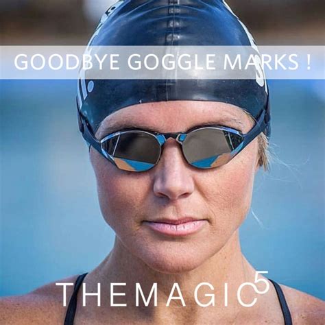 How To Get Rid Of Goggle Marks Themagic5 Custom Fit Swimming Goggles Swimming Goggles