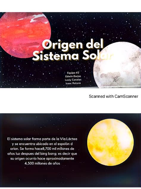 Sistema Solar Presentacion Pdf