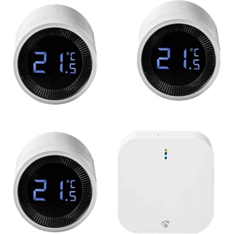 Nedis Smartlife Wireless Radiator Thermostat Zigbee Gateway • Pris