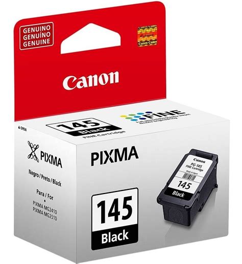 Cartucho De Tinta Canon Pg Preto Pixma Mg Mg Mercado