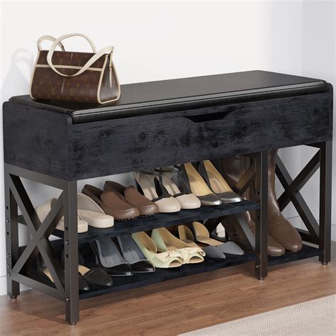 17 Stories Shoe Storage Bench With Cushion Entryway Shoe Bench 354394 W Wayfair