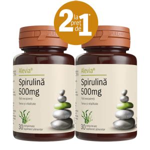 Spirulină Bio 1000mg Pachet Alevia