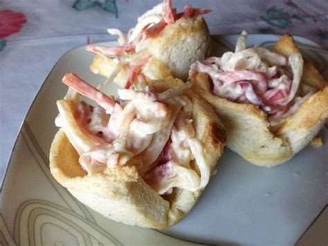 Cestini Di Radicchio Con Insalata Di Frutta E Verdura Ricetta Di Fragolosi