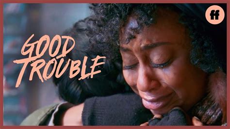 Good Trouble Season 4 Episode 10 Malika Opens Up To Luca Freeform