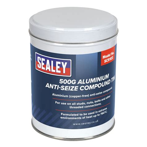 Sealey Aluminium Anti Seize Compound Tin 500g Ondemand Truck Parts