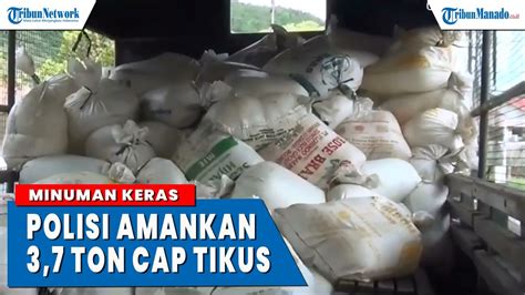 Polisi Geledah 3 7 Ton Miras Jenis Cap Tikus Dari Kos Kosan YouTube