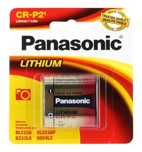 Bateria Original Panasonic Cr P Lithium Photo Power Crp V R