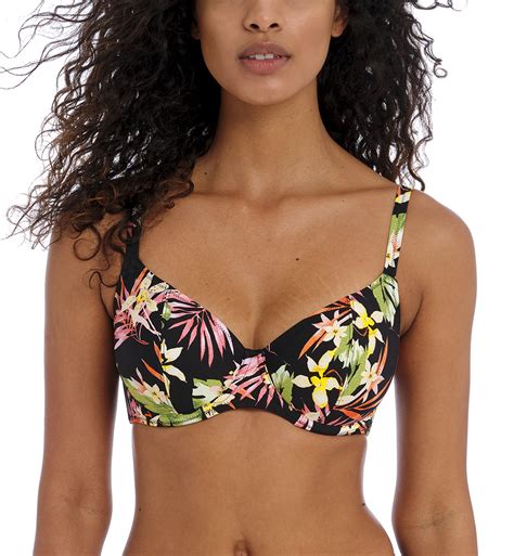 Freya Savanna Sunset Underwire Plunge Bikini Top Gg Multi