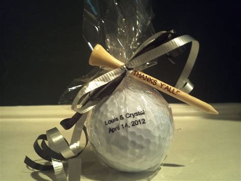 Golf Themed Wedding Favors Golf Ball And Tees