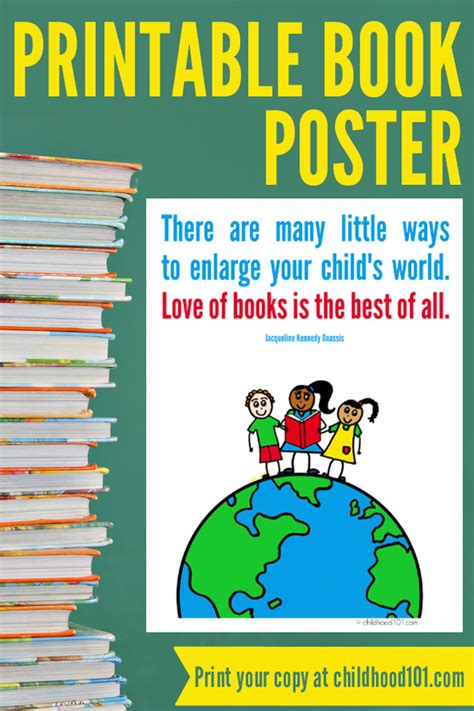 Reading Quotes for Kids: Printable Poster