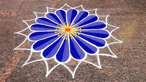 Simple D Kolam Thai Matham Kolam Rangoli Colour Kolam P Square