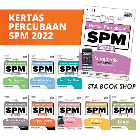 Sta Ilmu Bakti Buku Latihan Kertas Percubaan Spm Format