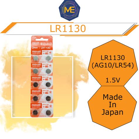 Original Maxell Lr Lr Lr Micro Alkaline Battery Button