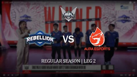 Hasil Mpl Id S Leg Skor Rbl Vs Aura Fire Regular Season Uncut Media