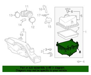 Toyota Air Filter Housing F Oem Parts Online