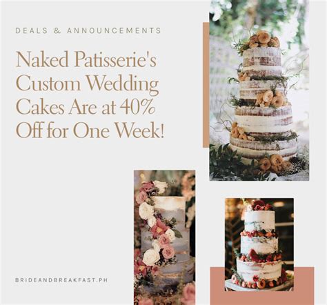 Naked Patisserie Discount Philippines Wedding Blog