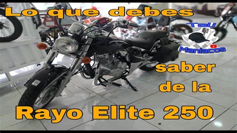 Lo Bueno Y Lo Malo De La Dinamo Rayo Elite 250 YouTube