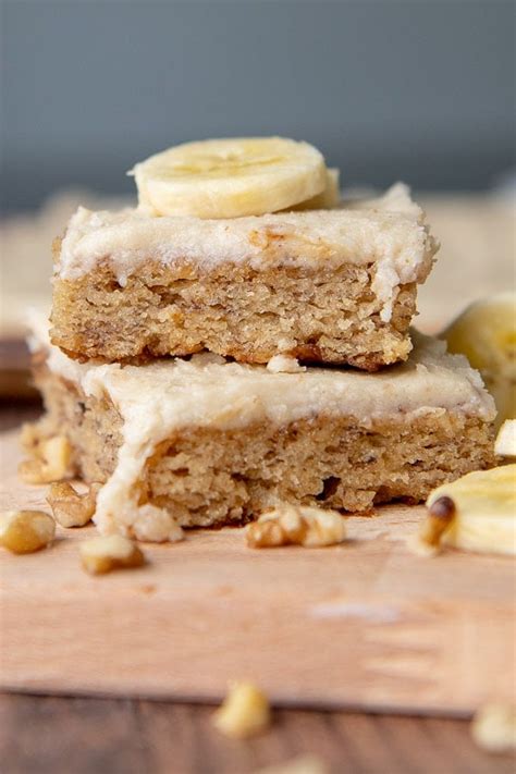 Banana Bars Banana Bread Bars With Easy Brown Butter Frosting