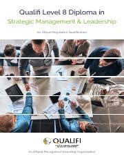 Level Diploma In Strategic Management And Leadership Pdf Qualifi