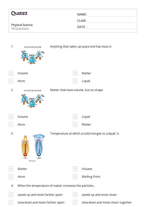 50 Science Worksheets For 4th Grade On Quizizz Free And Printable