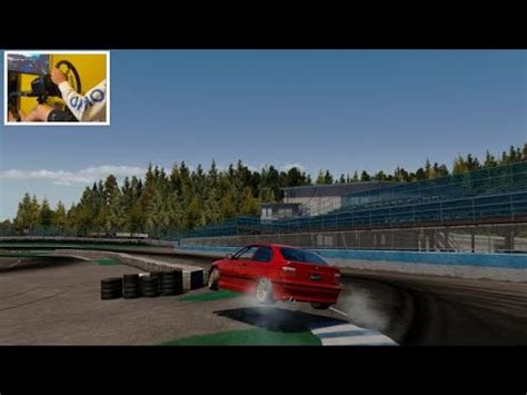 EBISU JUMP DRIFTS In A BMW E36 Compact Assetto Corsa W Wheel Cam