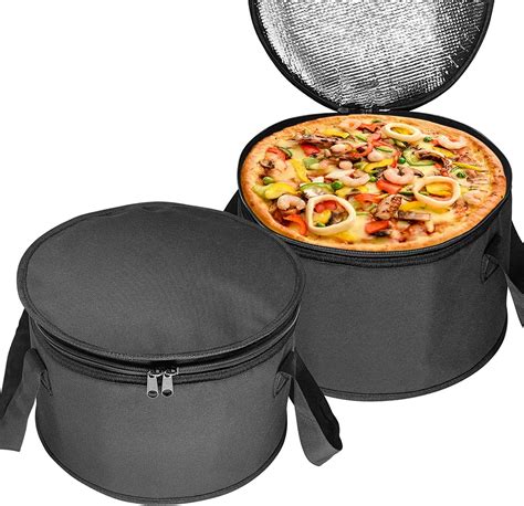 Yongzhenlite 2 Pack Round Lunch Baginsulated Thermal Pastry And Pie Carrier