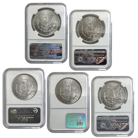 PDSOCC Morgan Dollar Mint Mark Set MS64 - NGC | US Coins | Csnmint.com