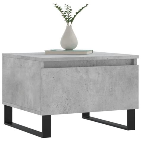 Promo Table de Salon LMT Tables basses 2 pcs gris béton 50x46x35 cm