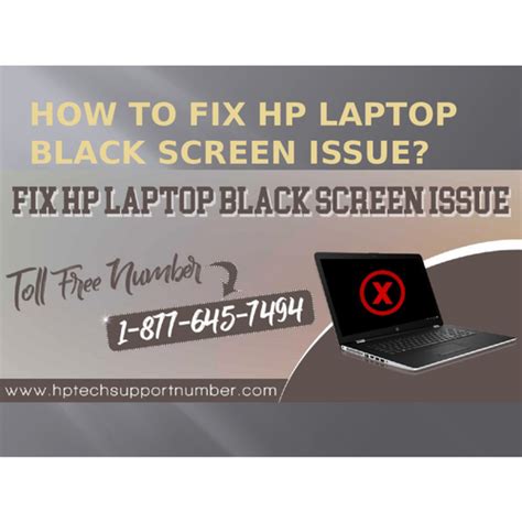 How To Fix Hp Laptop Black Screen Issue