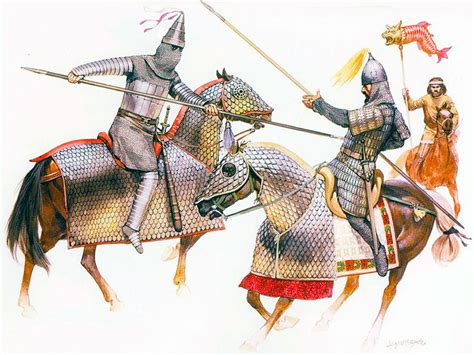 Parthian Cataphract Nd Century Ad Armenian Cataphract Rd Century