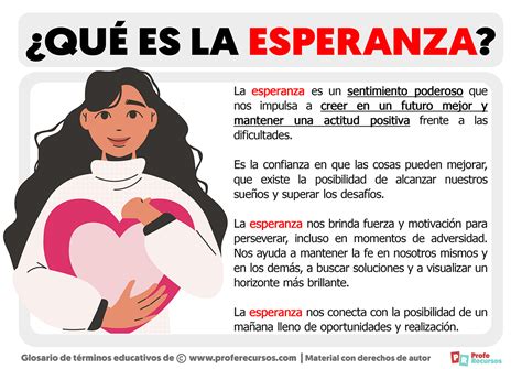 Qué Es La Esperanza Definición De Esperanza