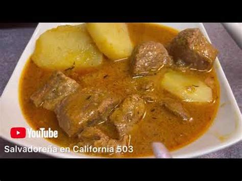 Carne guisada salvadoreñaA mi estilo YouTube