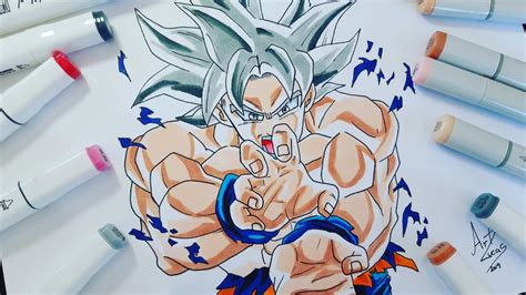 Desenhando O Goku Instinto Superior Completo Drawing Goku YouTube