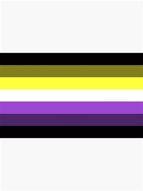 Custom Colored Nonbinary Pride Flag Sticker For Sale By Toribit