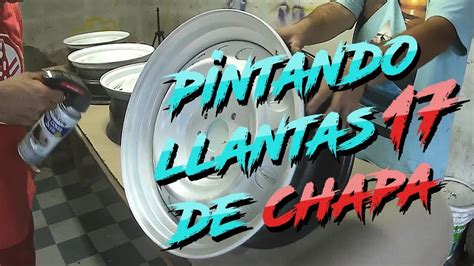 Pintando Llantas De Chapa Youtube