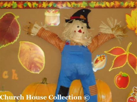 Fall Scarecrow Bulletin Board Idea For Sunday School