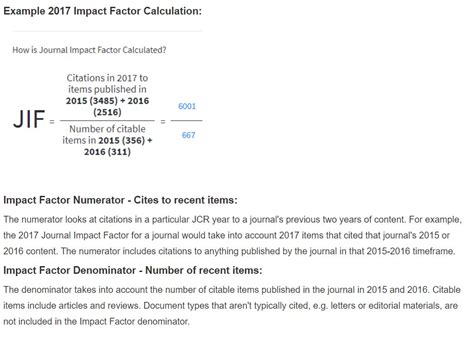 Journal Impact Factor Journal Citation Report Getting Started