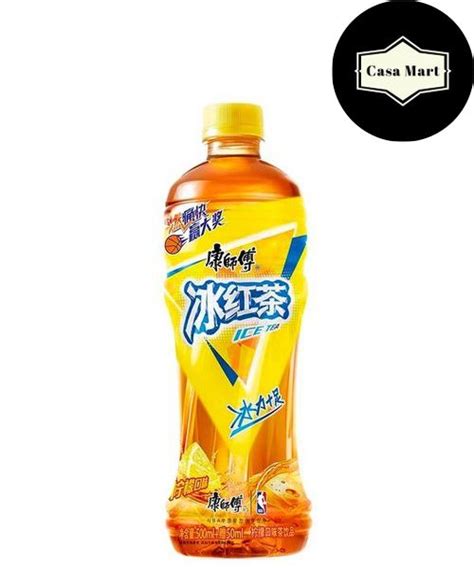 康师傅冰红茶 500ml Kang Shi Fu Iced Tea Lemon Flavour 500ml Lazada